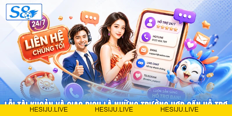 Liên Hệ S8 - Giải Đáp Thắc Mắc Qua Nhiều Kênh Hỗ Trợ - hesiju Liên Hệ S8 - Giải Đáp Thắc Mắc Qua Nhiều Kênh Hỗ Trợ - hesiju